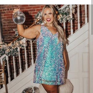 Iridescent Sequin Dress; Shop Impressions!